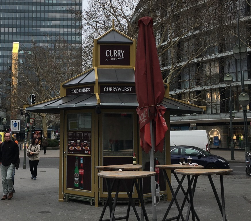 Currywurst stand