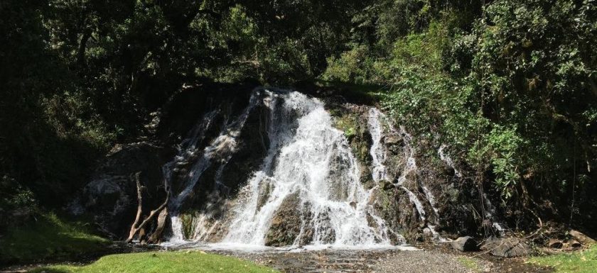 Waterfall in the Arusha NP