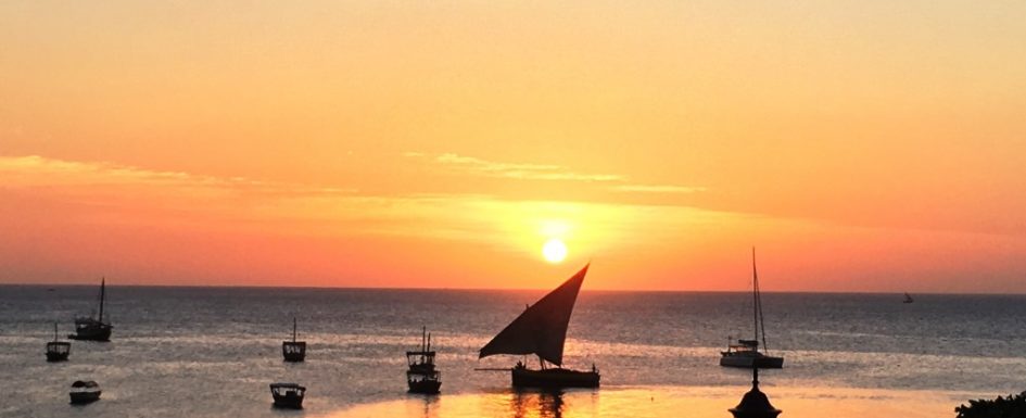 sunset at Stone Town