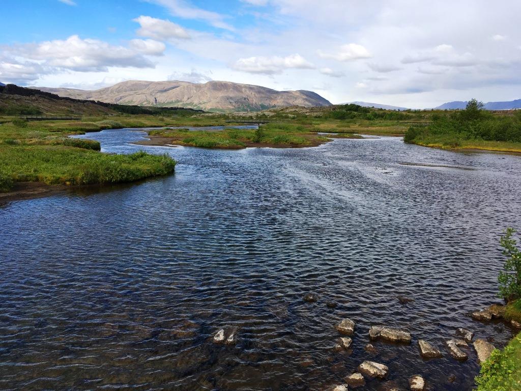 small river at Thingvellir