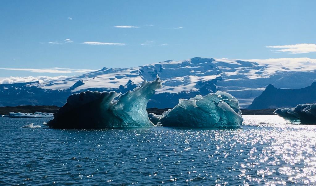 Icebergs on Jökulsarlon Glacier Lagoon     