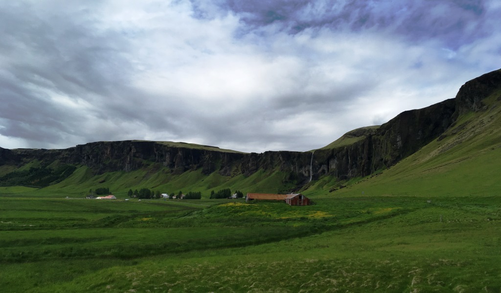 meadows and Hills in Iceland